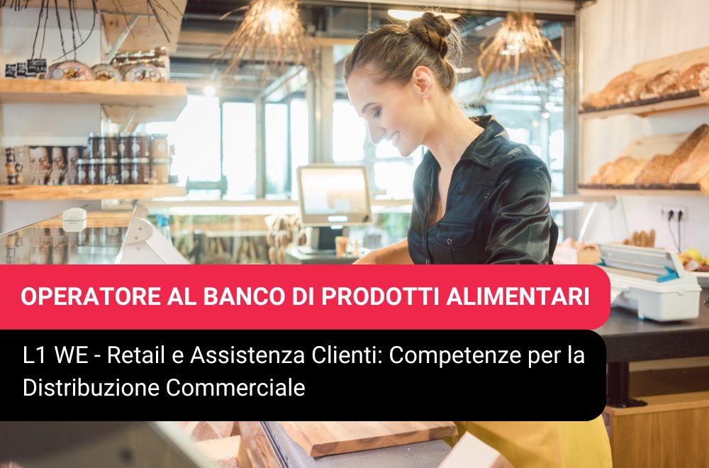 Operatore al banco di prodotti alimentari