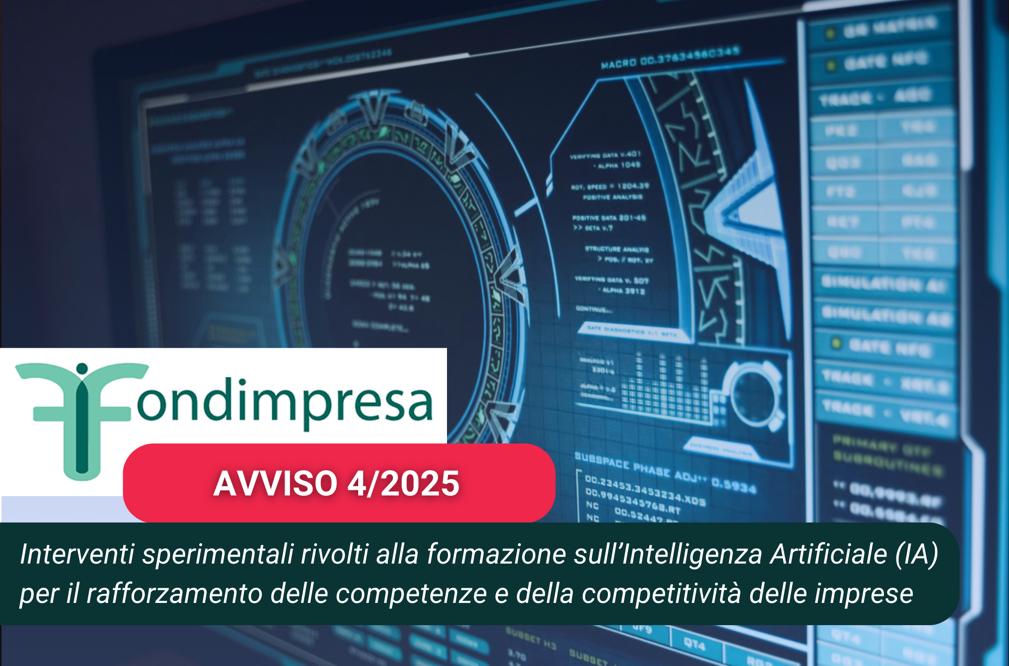 Fondimpresa Avviso 4/2025 AI